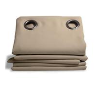 Moondream LumenControl™ Tenda Oscurante | Protezione da Luce+Sole | Fabbricato in UE | Occhiello | Beige MC15 | 140L x 260A cm