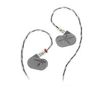 Moondrop Auricolari LAN II da 4,4 mm con spina da 3,5 mm, cavo intercambiabile da 0,78 mm, 10 mm, doppia cavità, Hi-Fi, cuffie con cavo (LAN II POP)