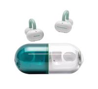 Moondrop Pill Open Ear Cuffie Bluetooth 6.0 OWS Appese Auricolari IPX4 Open Ear Clip Auricolari Wireless Built-in AI ENC MD-0WS-003 (Verde)