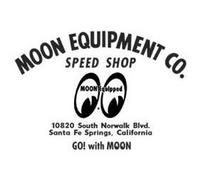 ムーンアイズ MOONEYES スピードショップデカール ステッカー 転写 MOON SPEED SHOP DECAL ブラック MQD-021
