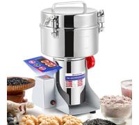 Moongiantgo 2500g Mulino per Cereali Elettrica, con Display a LED, Acciaio Inossidabile & Motore Commerciale 3600W 36000RPM, 30S Rettifica Ultra Fine ad Alta Velocità, per Cereali/Erbe/Spezie/Noci