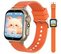 MOONKIDS Smartwatch Bambino - Orologio Smartwatch Bambini 4-12 Anni con 36 Giochi, 100+ Carte Educative, Contapassi, MP3 - Orologio per Bambini Senza Internet (Giallo)