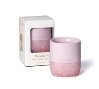 Moonkie Bicchiere Bambini, Bicchiere Neonato Silicone, Tazza Bambino 4 Mesi+, Svezzamento Neonati, Base Ponderata, senza BPA, con Indicazioni di Capacità, per Lavastoviglie, 2oz(Lilla morbido)