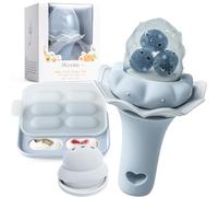 Moonkie succhietto per bambini con vassoio per congelatore, 1 pezzi, per 4 mesi in su, sacchetti di due dimensioni, manico con sonaglio, silicone senza BPA