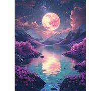 Moonlight 3000 Piece Jigsaw Puzzles for Adults, Colourful, Challenging & Brainteasing Adult puzzles 3000 Pieces Lake, Fun jigsaws for The Whole Family 48x32 inch