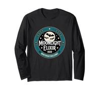 Moonlight Elixir Minthigh Hallowe 1920 Pipistrelli Maglia a Manica