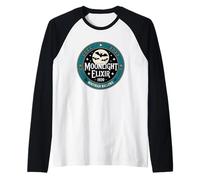 Moonlight Elixir Minthigh Hallowe 1920 Pipistrelli Maglia con Maniche Raglan