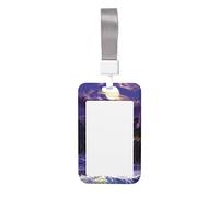 Moonlight Lighthouse - Porta badge con stampa a forma di faro, con cordino, per impiegati in ufficio