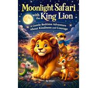 Moonlight Safari with the Kind Lion: A Gentle Bedtime Picture Book About Kindness, Courage for age 4-8