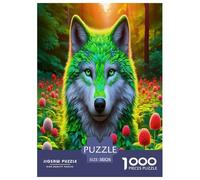 Moonlight Wolf1000 Pezzi Puzzle Per Adulti Gioco Famigliare FantasyDivertente E Impegnativo Per La Decorazione Domestica Ottima Idea Regalo38x26cm/1000pcs