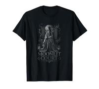 Moonlit Court Elegante Imperatrice sotto Lanterna Luna Maglietta