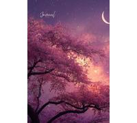 Moonlit Enchantment: A Halloween Galaxy Journal: A Magical Writing Notebook with Glittering Skies, Cherry Tree, and Celestial Moonlight