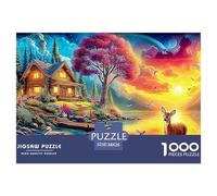 Moonlit Garden Puzzle Raffinato Da 1000 Pezzi Con Illustrazioni Artistiche Di Alto Livello - Il Regalo Di Festa Perfetto Per Adulti E Bambini Di Tutte Le Età 38x26cm/1000pcs