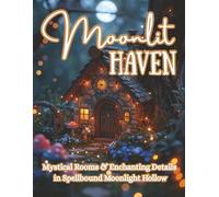 Moonlit Haven: Mystical Rooms & Enchanting Details in Spellbound Moonlight Hollow: A Relaxing Witchcore Coloring Book of Cozy Interiors, Magical Décor & Mystical Aesthetic Designs