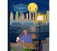 Moonlit Night City View on a Composition Notebook