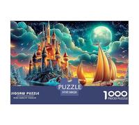 Moonlit SailMonumental Jigsaw Puzzles for Adults Featuring 1000 Advanced, Notoriously Difficult Challenging Puzzle Educational Game Pieces - Designed As The Most Memorable Gift Jigsaw Puzzles for Adu