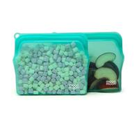 Moonmoon Sacchetti riutilizzabili in silicone | Sacchetto lavabile per congelatore | Medio (470 ml) 2 set