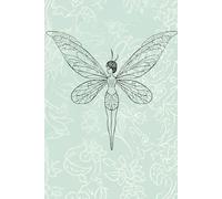 Moonpetal Fairy Notebook: Fantasy Fairy Journal for Writing Sketching Notes | Pastel Botanical Notebook for Teens Adults | Mint Floral Art Cover | Fairy Lover Gift | Notetaking | Writing Journal