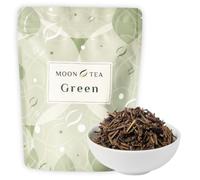MoonTea | Tè Verde Kukicha Tostato - 25 g | Tè Giapponese Sfuso | Rametti Tostati Tradizionalmente - Note di Nocciola e Caramello - Infuso Caldo e Avvolgente - Confezione Termosaldata