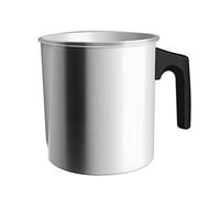 Moontie - Vaso per versare candele, 1,2 l, a doppia caldaia, per sciogliere la cera, in acciaio inox, per candele fai da te, 0,9 kg