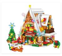 MOONTOY Casa di pan di zenzero di Natale Set giocattolo
