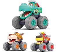 MOONTOY Giocattoli Auto Bambino per Ragazzi 1 anno, Alimentato da Attrito e Tirare indietro, Giocattoli per Bambino di 12 mesi Plus, Giocattoli per Bambini, Regali per 1 2 3 anni Ragazzi Ragazze