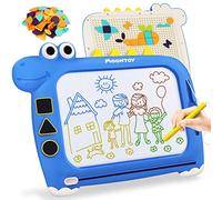 MOONTOY Lavagna Magnetica per Bambini, 2 in 1 Lavagna Magnetica Tangram Puzzle Bambini 3 Anni, Lavagnetta Cancellabile Bambini Lavagna Magica Giochi Bambini 2 Anni, Regalo Bambino 2 3 4 5 Anni