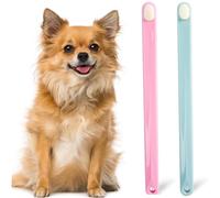 MoonyMars Spazzolino da denti per cani di piccola taglia, kit di spazzolatura dei denti per gatti e cuccioli, ultra morbido e mini spazzolino da denti per gattini e animali domestici, spazzolino da