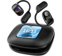 MOONYUELING AI Smart Translator Earbuds, auricolari Bluetooth intelligenti, 164 lingue, 7 modalità di traduzione, batteria 48H, Bluetooth 5.4, auricolari aperti OWS, IPX4, perfetti per viaggi, affari