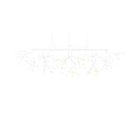 Moooi Heracleum 3 Linear Lampada da sospensione - design Bertjan Pot Bianco