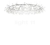 Moooi Heracleum III The Big O Lampada a sospensione LED, nichel - large