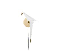 Moooi Perch Light Applique Ottone/Bianco Grande