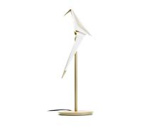 Moooi Perch Light Lampada da Tavolo Ottone/Bianco