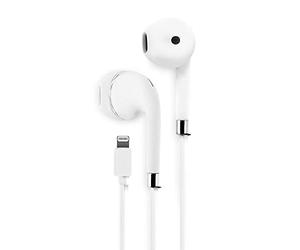 Mooov 493157 - Auricolari in-Ear Lightning MFI, 1,2 m, Colore: Bianco