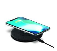 Mooov 732025 - Caricatore Wireless rapido a induzione, Senza Fili, Universale, Qi Wireless Charger, 15 W, Ricarica induttiva, Compatibile iOS, Android, Nero