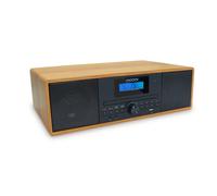 Mooov - Microcatena HiFi stereo 50 W musical, lettore CD, Bluetooth, radi
