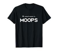 MOOPS, LA Risposta Corretta È MOOPS, Anni '90, Divertente, BUBBLEBOY Maglietta