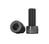 MOOPW Classe 12,9 Lega di acciaio Bulloni testa cilindrica Esagono interno Viti testa di coppa Alta resistenza Bulloni macchina Elementi di fissaggio M2 x 6mm 50 pcs