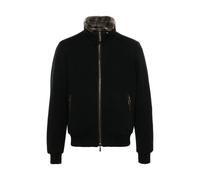 Moorer - Giacca Nera Imbottita in Piuma con Shearling - - Jackets - Uomo - Nero - L