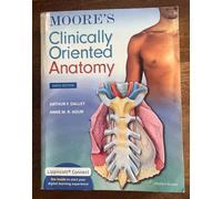 Moore's Clinically Oriented Anatomy, nona edizione spedizione veloce spedizio...
