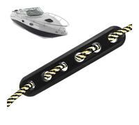 Mooring Snubber Marine, Rubber Heavy Duty, Noise Reducing Cushion, Dock Accessory, Secure Boat Protector, Portable Outdoor Fixture, Easy Install Tool, for Boating River Lake Trailer 10x1.3inch