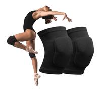 Moorle 1 paio di ginocchiere per danza, pallavolo, da donna, XS, ginocchiere per bambini, ginocchiere per pallamano, in spugna, ispessimento, ginocchiere, sport, evitare collisioni elastiche