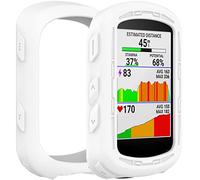 Moorovgi Cover compatibile per Garmin Edge 540/Garmin Edge 840, pelle protettiva in silicone - Accessori GPS per biciclette (Bianco)