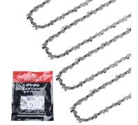 Moorstdel 4 catene per sega 3/8 "LP 1,3 mm, 52 maglie per binario da 35 cm, catena di ricambio professionale, con motoseghe MS 170, MS 180 MS 211, MS 230 e altri