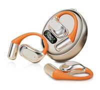 Moorstdel Cuffie aperte - Auricolari wireless con bassi pesanti, auricolari Bluetooth 5.4 per corsa, auricolari stereo sportivi aperti, cuffie a conduzione ossea, auricolari Hi-Fi, chiamate chiare