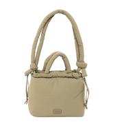 MOOS CAPSULA IMBOTTITO BEIGE - Borsa imbottita, borsa da donna, Shopping Bag, comoda e versatile, qualità e resistenza, 24 x 11 x 24 cm