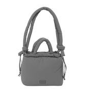MOOS CAPSULA IMBOTTITO GREY - Borsa imbottita, borsa da donna, Shopping Bag, comoda e versatile, qualità e resistenza, 24 x 11 x 24 cm