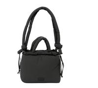 MOOS CAPSULA IMBOTTITO NERO - Borsa imbottita, borsa da donna, Shopping Bag, comoda e versatile, qualità e resistenza, 24 x 11 x 24 cm