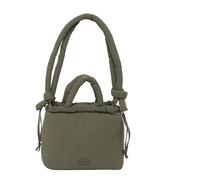 MOOS CAPSULA IMBOTTITO VERDE - Borsa imbottita, borsa da donna, Shopping Bag, comoda e versatile, qualità e resistenza, 24 x 11 x 24 cm
