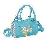 MOOS FIORI - Borsa a tracolla, materiale riciclato, borsa da donna, Shopping Bag, comoda e versatile, qualità e resistenza, 16 x 7,5 x 10 cm